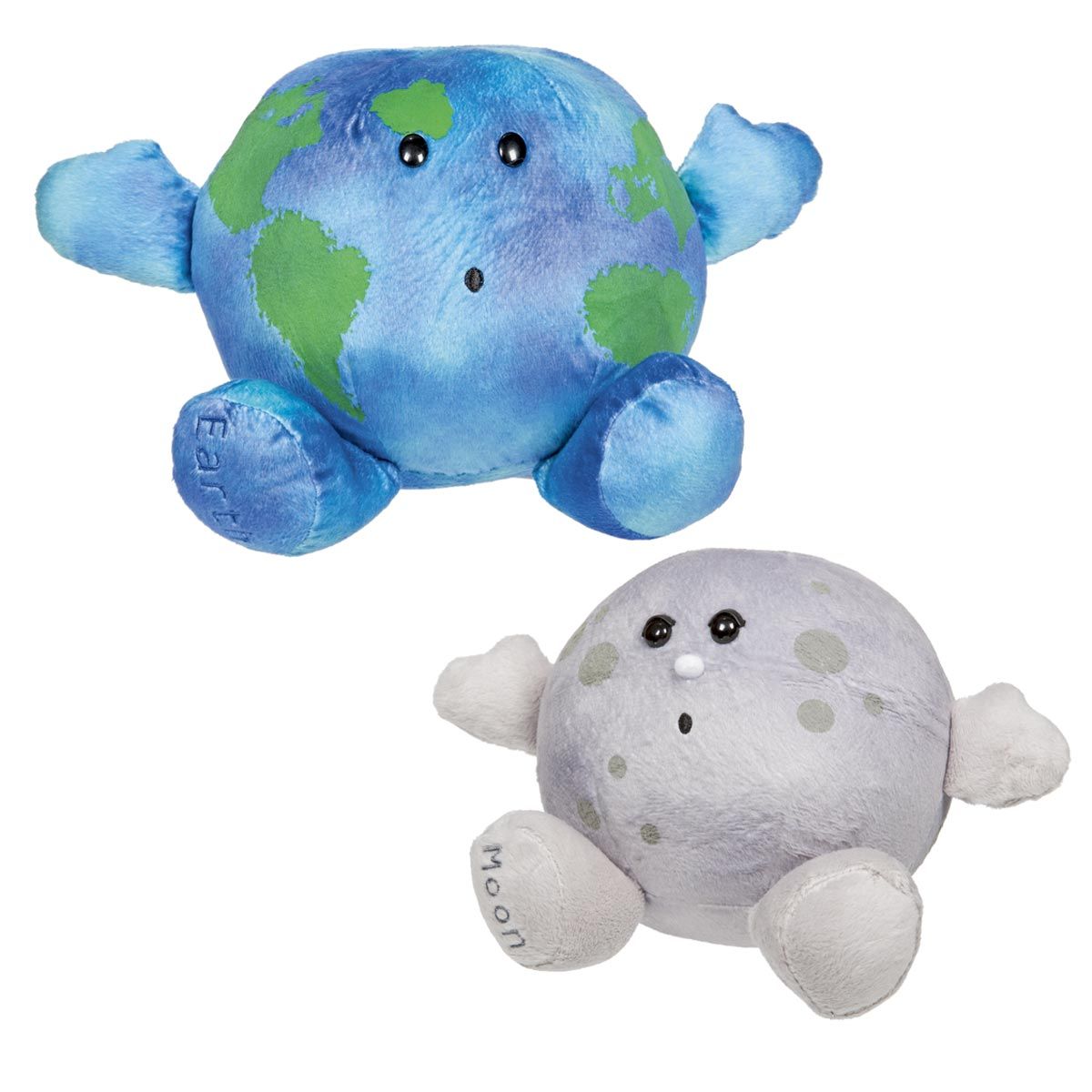 Peluche terra e luna. Astronomia