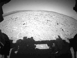 Breve loop del terreno marziano ripreso da uno dei rover